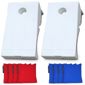 Driveway Games All Weather Corntoss Bean Bag Cornhole Yard Game Set for Indoor and Outdoor Use with 2 Target Boards and 8 Bean Bags - 1 of 4