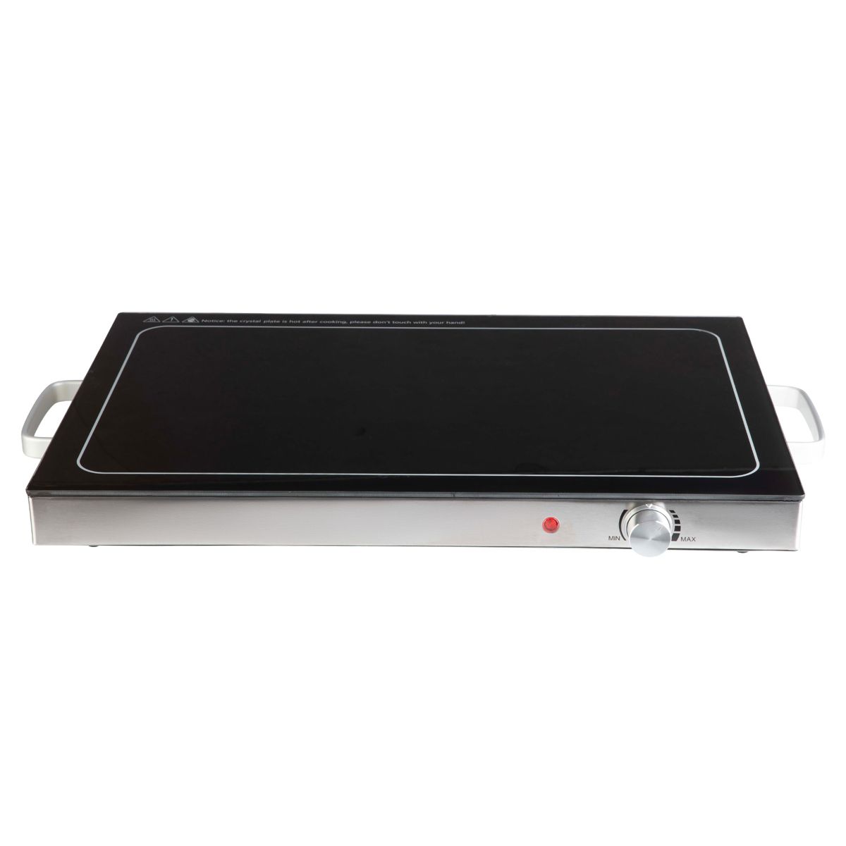 Classic Cuisine Electric Warming Tray - Food Warmer with 3 Temperature Settings, Stainless Steel Construction and Cool-Touch Handles - thumbnail 6