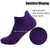 Boersma 8 Pairs Women’s Athletic Low Cut Compression Socks – Cushioned, Anti-Odor & Breathable for Running, Cycling, Hiking & Fitness - 3 of 4