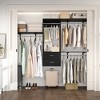 Aheaplus Closet System with 2 Drawers,Wardrobe Clothes Organizer with 4 Hanging Rods - 2 of 4