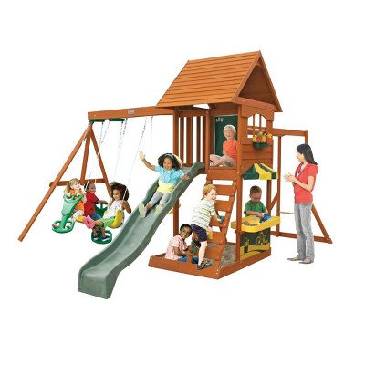 sandy cove wooden playset