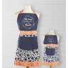 Cotton Apron Set 2 Pieces – Baking with Love Theme by Manual Woodworkers and Weavers - 3 of 3