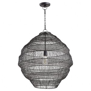 Quorum Lighting 1 - Light Pendant in  Charcoal - 1 of 1