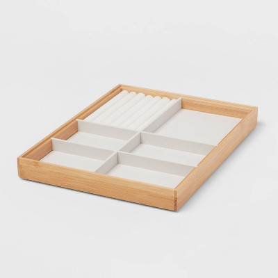 9" x 12" Stackable Bamboo Accessory Tray - Brightroom™