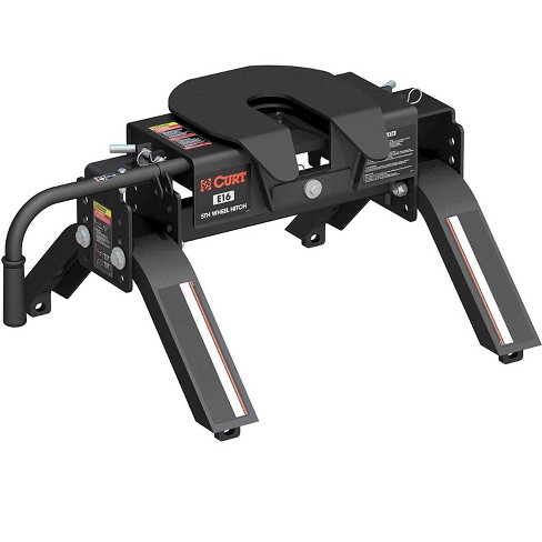 Curt 16115 Heavy Duty Ergonomic E16 5th Wheel Trailer Hitch With 16 000 Gross Trailer Weight Capacity And Polyethylene Lube Plate Black Target