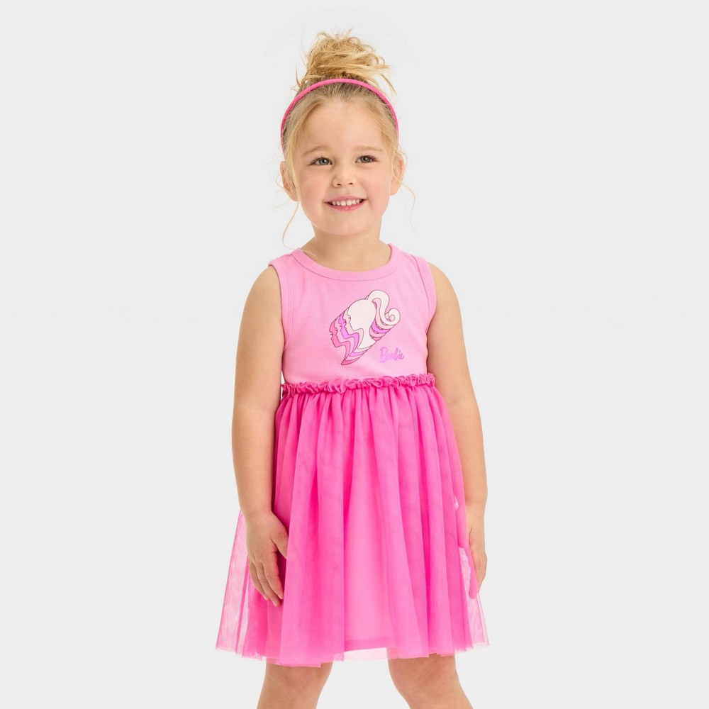 Barbie Toddler Girls Barbie Skater Dress Pink Connecticut Post Mall