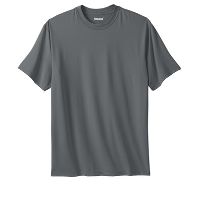 Kingsize Men's Big & Tall Performance Flex Crewneck Tee - Tall - 4xl ...