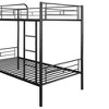 NicBex Twin over Twin Bunk Bed Convertible Design Metal Frame Bed Frame with Full Length Guardrails and Ladder, No Box Spring Required - 4 of 4