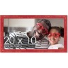 PosterPalooza | Panoramic Shabby Chic Red Picture Frame - UV Acrylic, Foam Board Backing, Hanging Hardware - 2 of 4