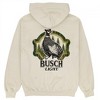 Mens Busch Light Hunting Can Art Pheasant Overlook Front Back Print Hoodie - 3 of 4