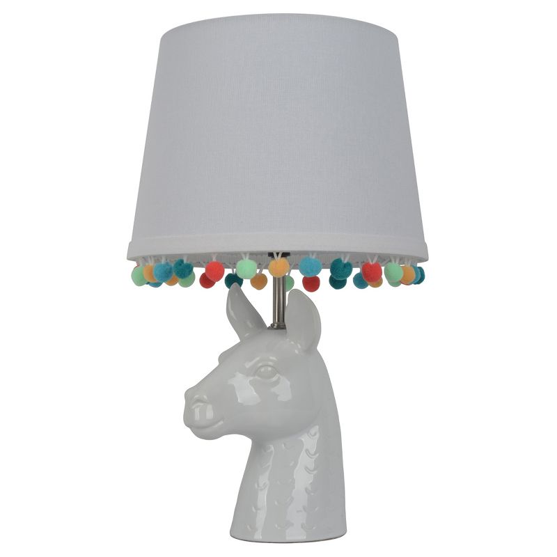 Llama Figural Table Lamp with Pom Pom Trim Shade (Includes LED Light Bulb) - Pillowfort&#8482;, 4 of 10