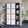 Mlezan 71" Metal Locker: Steel Storage for Bedroom, Gym, School, Office, or Garage.Ideal for Employee or Personal Use. - 2 of 4