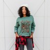 Simply Sage Market Women's Graphic Sweatshirt All Is Bright Pinecone - 2 of 4