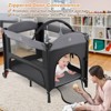 Infans Baby Bassinet Bedside Crib w/Changing Table Mattress Detachable Canopy Basket - 4 of 4