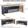 SAINTCY Modern Office Desk - 2 of 4