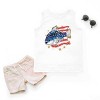 Simply Sage Market Patriotic Fish Toddler Tank - 4 of 4