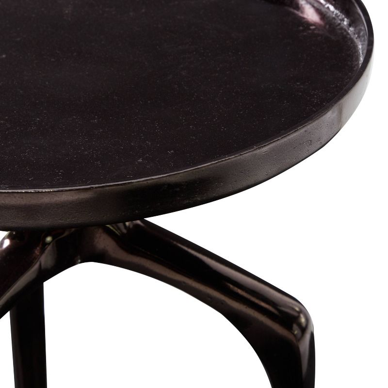 Contemporary Metal Tripod Accent Table - Olivia & May, 5 of 26