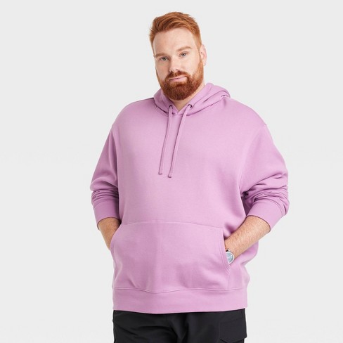 Men's Big & Tall Standard Fit Hooded Pullover Sweatshirt - Goodfellow & Co™  Purple 3xl : Target