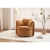 XINGHANZHENXUAN Storage Chair with Back Cushion, 3 Pillows, 360° Rotating Accent Chair for Living Room, Bedroom - 3 of 4