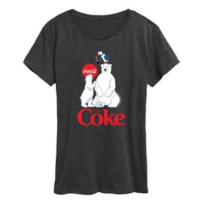 Women's - Coca-Cola - Polar Bears And Puffin Short Sleeve Graphic T-Shirt - 1 of 4