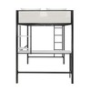 Full Size Loft Bed with Desk and Shelves for Bedroom - 4 of 4