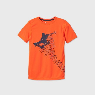 orange graphic tee