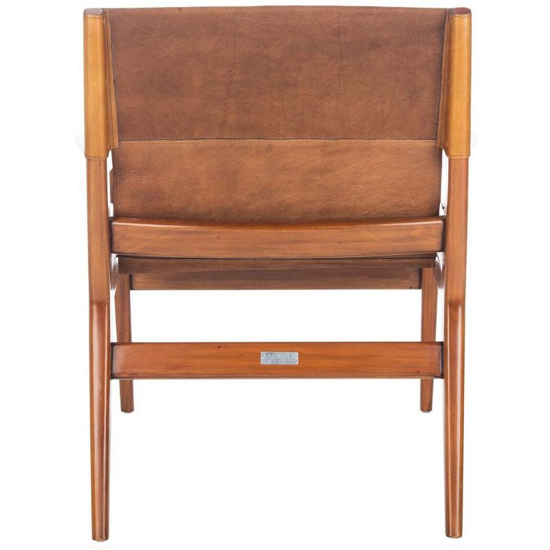 Culkin Leather Sling Chair  - Safavieh, 5 of 10
