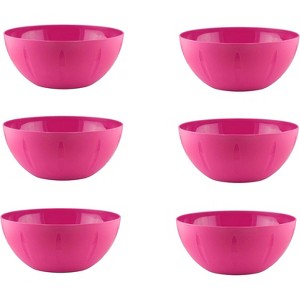 YBM Home Plastic Serve Mixing Bowl, Pack of 6 - 1 of 4