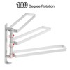 Unique Bargains Swivel Aluminum Alloy Wall Mounted Space Saving Towel Holders - 3 of 4