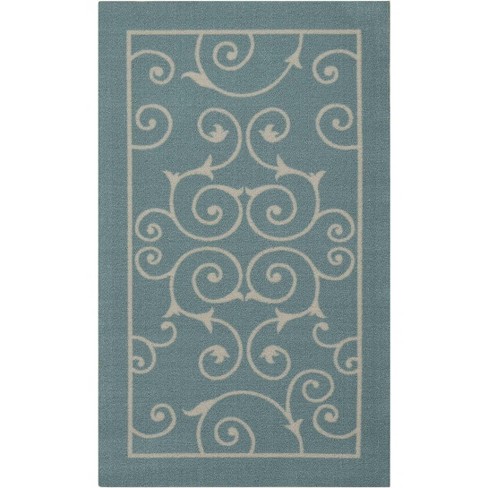 Nourison Home & Garden Loomed Scroll Indoor/outdoor Area Rug - image 1 of 4