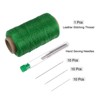 Unique Bargains Wear-Resistant Polyester Embroidery Waxed Thread with Needles - 3 of 4