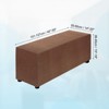 Unique Bargains Polyester Rectangular Stretchy Elastic Stool Cover - 2 of 4