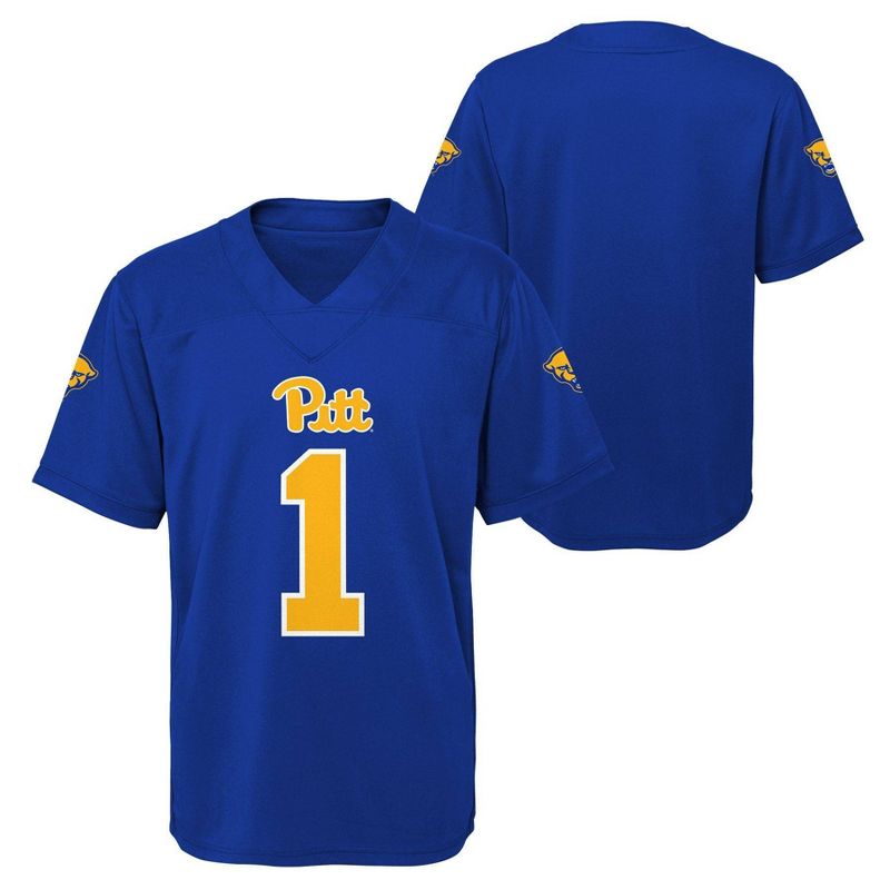 NCAA Pitt Panthers Boys&#39; Short Sleeve Toddler Jersey, 1 of 4