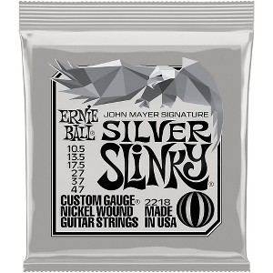Ernie Ball John Mayer Silver Slinky Nickel Wound Electric Guitar Strings 10.5 - 47 - 1 of 2