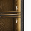 GlasFlength Decorative Storage Cabinets Modern Chic Organizer for Stylish Living Room Spaces, Black,30.71”*15.75”*70.87" - 4 of 4