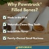 Pawstruck Small 3" Filled Dog Bones - Peanut Butter, Cheese & Bacon, or Beef Flavor - Made in USA Long Lasting Stuffed Femur Chew Treat - 2 of 4