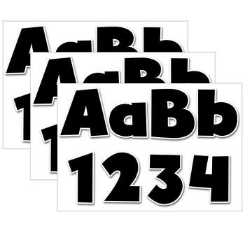 Sticker Cutout Alphabet - Black by Creative Decor and More