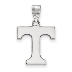 Black Bow Jewelry 10k White Gold Tennessee Volunteers NCAA Medium Pendant - 1 of 3
