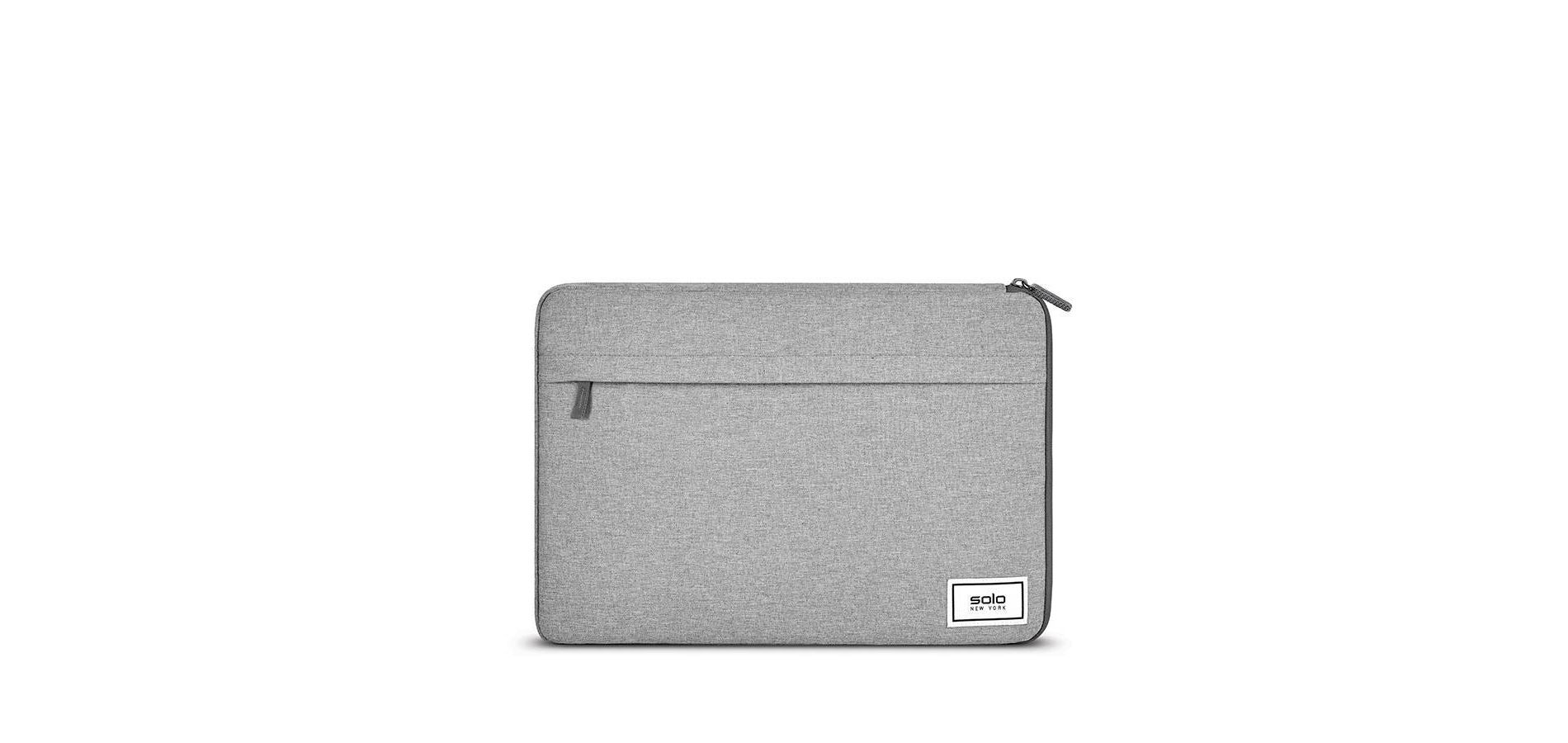 Solo New York Re:Focus 15.6" Laptop Sleeve - Gray: Solid Computer Case