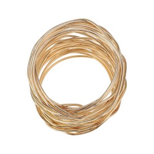 Unique Bargains Napkin Rings Woven Shape Stainless Steel 1 Pc - 1 of 3