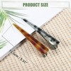 Unique Bargains Women's Metal Long Duckbill Hair Clips Gray Yellow 5.31"x0.83"x1.18" 2 Pcs - 4 of 4