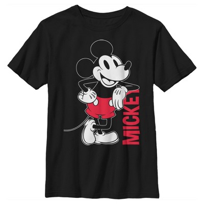 Boy's Disney Mickey Mouse Vintage Lean T-shirt : Target