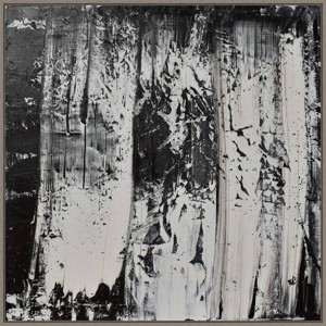 30" x 30" Elemental Wave by Christian Klingeler Framed Canvas Wall Art Print - Amanti Art: Modern Lithograph, Polystyrene Frame - 1 of 4