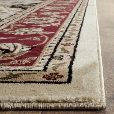 Lyndhurst Multi/Red 8' Square Synthetic Traditional Area Rug
