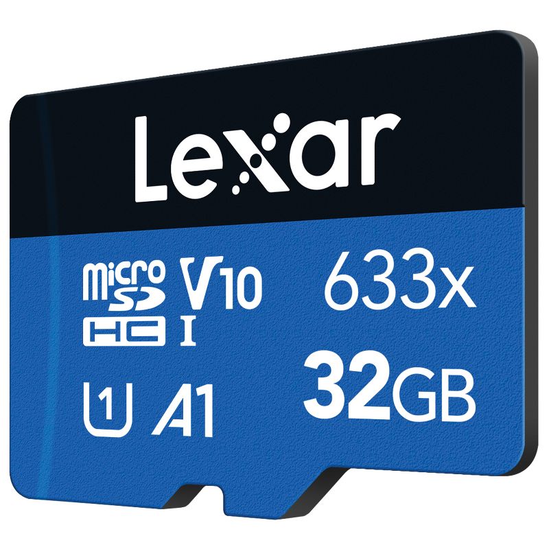 Lexar® High-Performance BLUE Series 32 GB 633x UHS-I microSDHC™ Memory Cards with SD Adapter, 2 Pack, 5 of 6