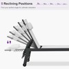 PURPLE LEAF Outdoor Lounge Chair Set Aluminum Patio Chaise Lounger with Side Table and Pillow for Outside Pool Beach Sunbathing Tanning Recliner - 4 of 4