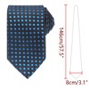 INSPIRE CHIC Men's Adjustable Regular Fit Satin Necktie - 2 of 4