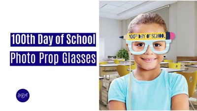 Big Dot Of Happiness Happy 100th Day Of School Glasses - Paper