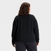 Women's Airy Sleek Ribbed Crewneck Sweatshirt - All In Motion™ - 2 of 3