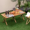 SKONYON Heavy-Duty Aluminum Camping Table Folding Picnic Table with Carry Bag - 3 of 3